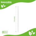 Responsible Products Individual Wrapped Compostable Bioplastic Flexible Straw, 7.75 inch -- 1000 per case