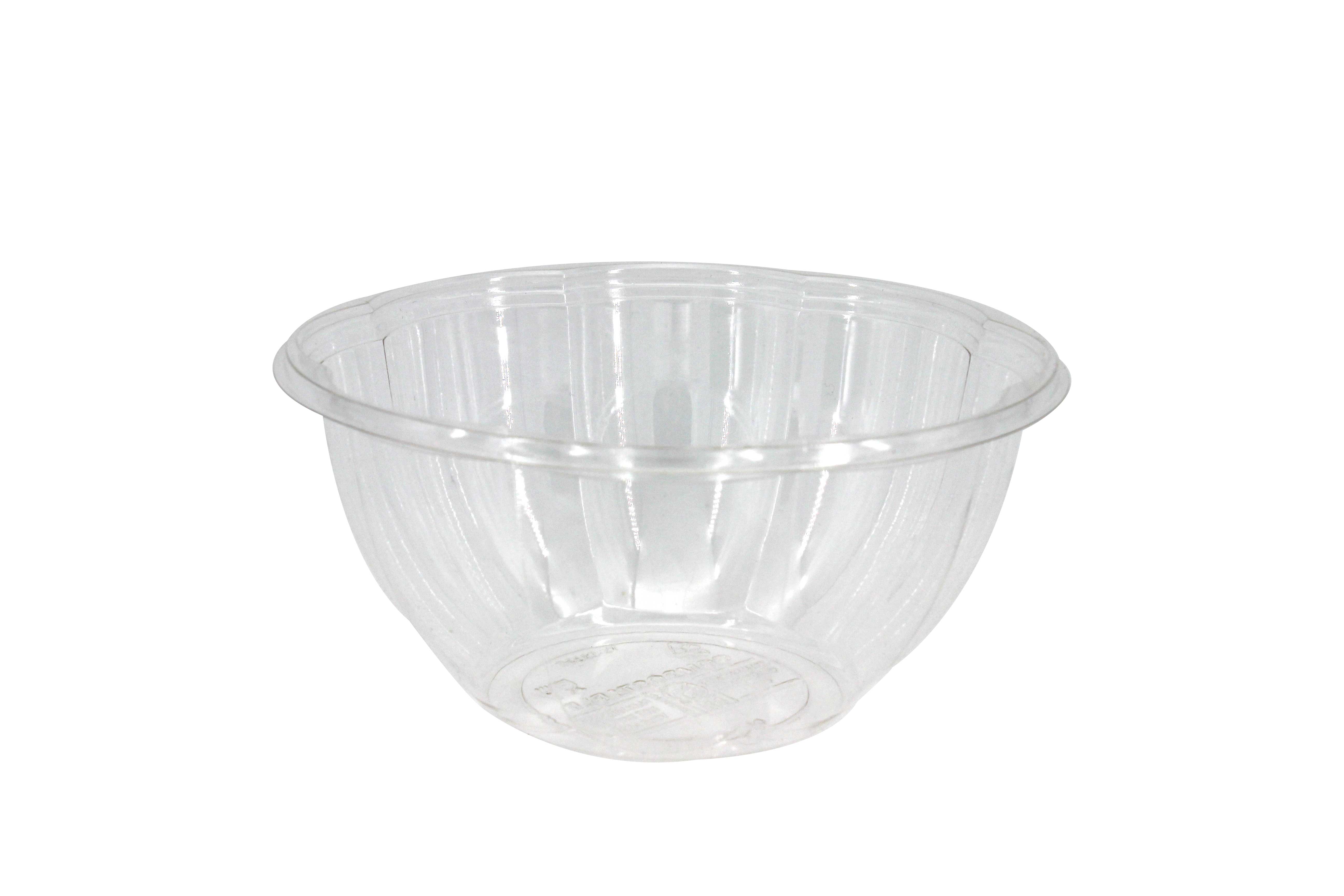 Responsible Products Clear Compostable Round Salad Bowl, 32 Ounce Capacity -- 300 per case