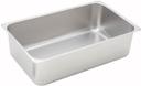 Winco Stainless Steel Full Size Flat Edge Spillage Pan, 6 inch Deep -- 6 per case