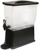 Winco Plastic Rectangular Slim Beverage Dispenser, 3 Gallon