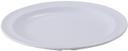 Winco Melamine White Round Plate, 7.5 inch Dia. -- 12 per case