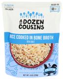 A Dozen Cousins Sea Salt Rice Cooked in Bone Broth, 8 Ounce -- 6 per case
