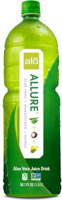 ALO Allure Aloe Plus Mangosteen and Mango Juice Drink, 50.7 Fluid Ounce -- 6 per case