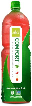 ALO Comfort Aloe and Watermelon Peach Juice Drink, 50.7 Fluid Ounce -- 6 per case