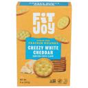 Fitjoy Grain Free Cheezy White Cheddar Cracker Rounds, 8 Ounce -- 8 per case