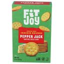 Fitjoy Grain Free Pepper Jack Cracker Rounds, 8 Ounce -- 8 per case