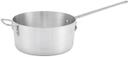 Winco Tapered Aluminum Sauce Pan with Helper Handle, 7 Quart