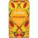 Pukka Organic Three Ginger Tea - 20 bags per pack -- 4 packs per case.