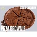 Stella Gourmet Double Chocolate Pizza Brownie, 8 inch -- 12 per case