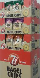 7 Days Cinnamon Raisin Roasted Garlic Everything Bagel Chips, 3.17 Ounce -- 42 per case