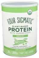 Four Sigmatic Organic Unflavored Plant Based Protein with Superfood, 16.9 Ounce