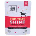 I and Love and You Top That Shine Beef Recipe in Gravy Dog Food, 3 Ounce -- 24 per case