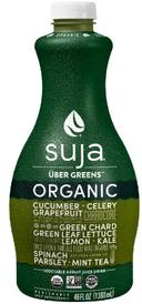 Suja Essentials Uber Greens Juice, 46 Fluid Ounce -- 4 per case.