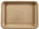 Primeware Tan Fiber Tray, 8.9 x 6.5 x 1 inch -- 500 per case.