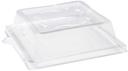 Primeware Square Plate Clear Lid Only -- 500 per case.