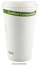 Primeware PLA Lined White Compostable Cup, 16 Ounce -- 1000 per case.