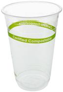 Primeware Clear PLA Compostable Cup, 20 Ounce -- 1000 per case.