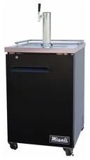 Migali 1 Door Direct Draw Beer Dispenser, 23.5 inch Width x 30.5 inch Depth x 38.63 inch Height