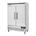 Migali Stainless Steel 2 Door Reach-In Refrigerator with 6 Adjustable Shelves, 54.4 inch Width x 31.5 inch Depth x 83.2 inch Height