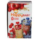 Happy Baby Organic 4 Ounce Bananas Raspberries Baby Food, 8 count