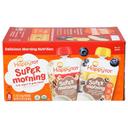 Happy Tot Organic Super Morning 4 Ounce Apples Cinnamon Yogurt Oats Chia and Bananas Yogurt Grain Blend Baby Food, 8 count