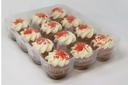 Sweet Sams Carrot Cream Cheese Cupcake -- 12 per case