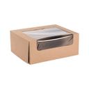Inno-Pak Brown Bakery Carton, 10 x 8 x 4 inch -- 100 per case