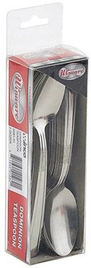 Winco Dominion 18/0 Stainless Steel Medium Weight Teaspoon -- 24 per case.