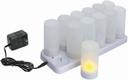 Winco 12 Piece Rechargeable Votive Tealight Set -- 1 set