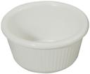 Winco White Fluted Ramekin, 3 Ounce -- 12 per case