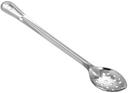 Winco Prime One Piece Stainless Steel Perforated Basting Spoon, 15 inch