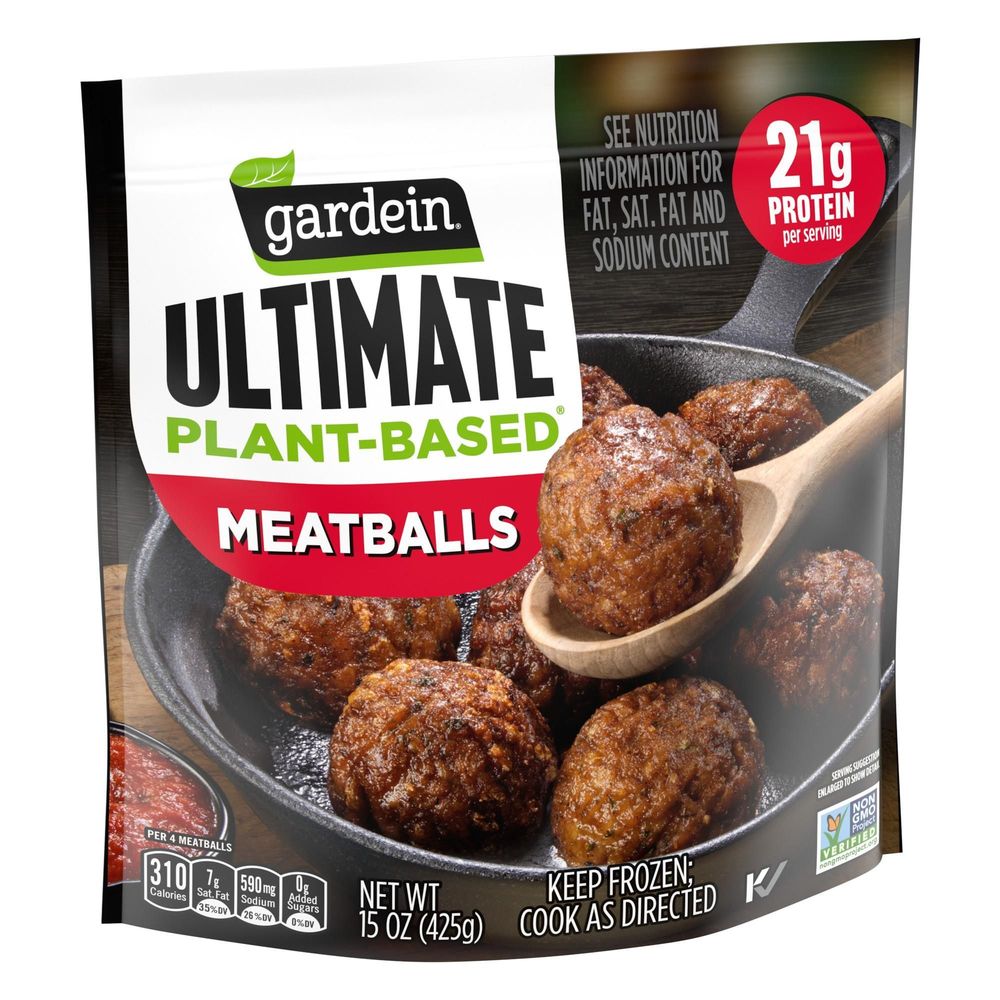 Gardein Ultimate Plant Based Meatballs, 15 Ounce -- 6 per case