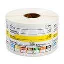 AmerCare Rotation Food Label, 500 count per roll -- 24 rolls per case.