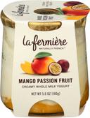 La Fermiere Naturally French Mango Passion Fruit Blueberry Creamy Whole Milk Yogurt, 5.6 Ounce -- 6 per case