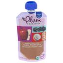 Plum Organics Apple Blackberry Coconut Cream plus Oat Baby Food for Stage 2, 3.5 Ounce -- 12 per case