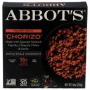 Abbots Butcher Plant Based Chorizo, 10 Ounce -- 6 per case