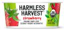 Harmless Harvest Strawberry Dairy Free Yogurt Alternative, 4.4 Ounce Cup -- 8 per case