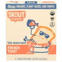 Skout Organic French Toast Snack Bar for Kids, 5.1 Ounce -- 6 per case