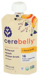 Cerebelly Organic Butternut Squash Chicken Broth Baby Puree, 4 Ounce -- 6 per case