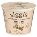 Siggis Plant Based Coconut Blend Vanilla Cinnamon Yogurt, 5.3 Ounce -- 12 per case