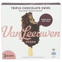 Van Leeuwen Vegan Triple Chocolate Swirl Ice Cream Bar, 9 Fluid Ounce -- 8 per case