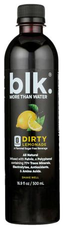 Blk Dirty Lemonade Mineral Water, 16.9 Fluid Ounce -- 12 per case