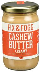 Fix and Fogg Creamy Cashew Butter, 10 Ounce -- 6 per case