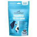 Ready Pet Go Bacon Liver and Cheese Healthy 12 in One Soft Chews for All Aged Dogs, 60 count
