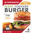 Worthington Plant Based Pre Cooked Fripat Burger, 8 Ounce -- 8 per case