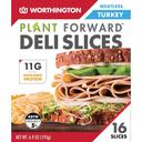 Worthington Plant Based Turkey Deli Slices, 6.9 Ounce -- 8 per case