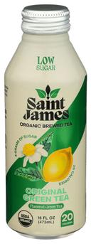 Saint James Organic Original Green Tea, 16.9 Fluid Ounce -- 12 per case
