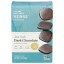 Verse Chocolate 70 Percent Cacao Sea Salt Dark Chocolate Medallions, 3.17 Ounce -- 8 per case