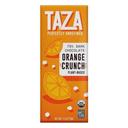 Taza Organic Orange Crunch 70 Percent Dark Chocolate Bar, 2.5 Ounce -- 10 per case