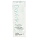 Davids Sensitive Plus Whitening Peppermint Toothpaste, 1.75 Ounce